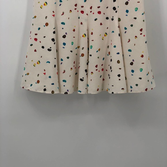 Akris Punto Boulder Print Flounce Hem Dress Cotton Size 6 Retail $1,190 - Picture 9 of 15